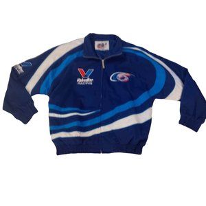 Vintage 90s #6 MARK MARTIN VALVOLINE NASCAR RACING JACKET Made In USA Size XL